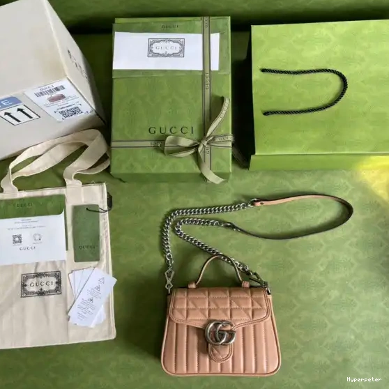 Hyper Peter GG Marmont Top GUCCI Mini Bag Handle 0626
